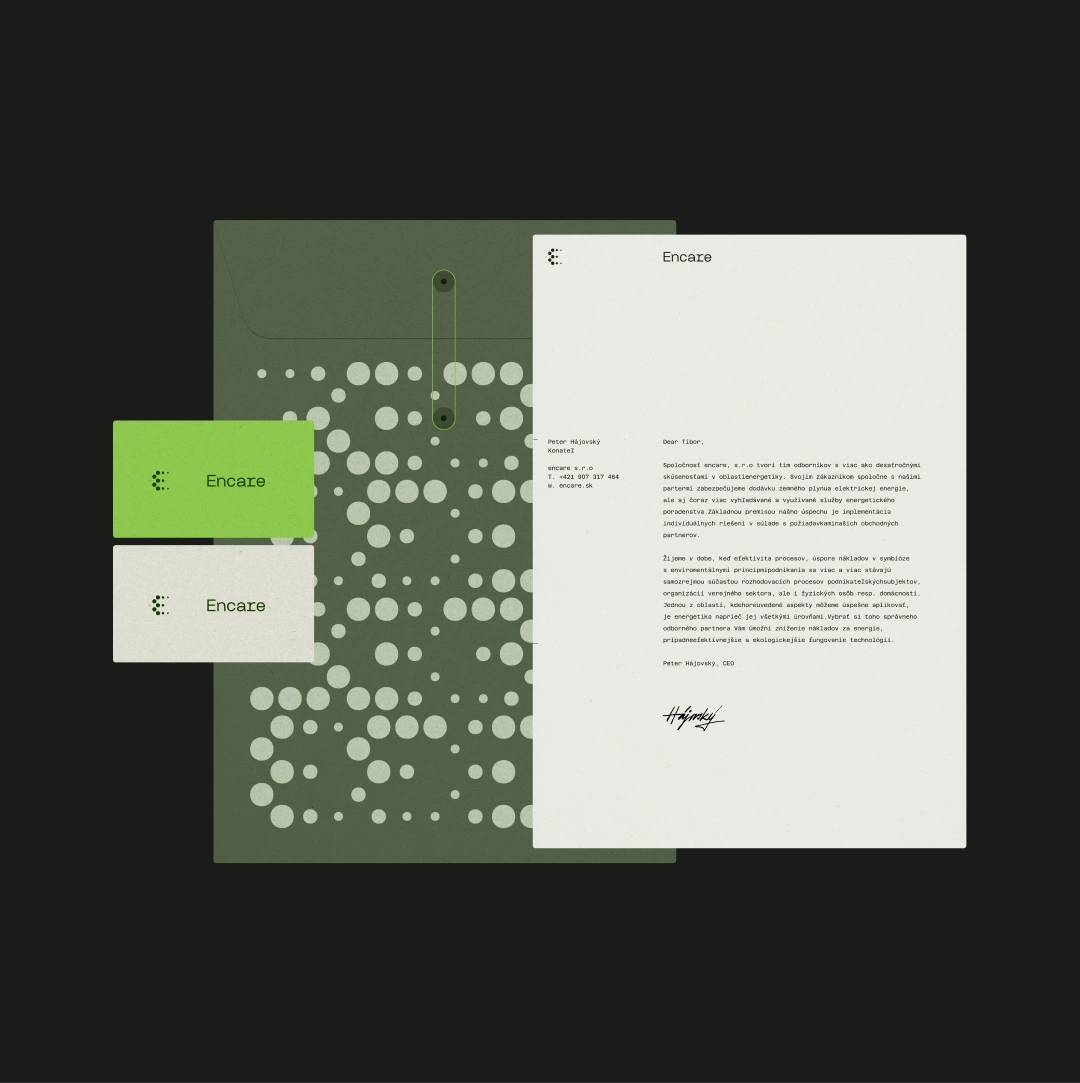 Encare energy stationary and collateral